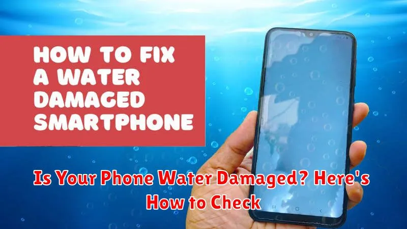 Is Your Phone Water Damaged? Here's How to Check